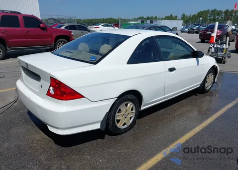 2005 Honda Civic Vp z USA, uszkodzony, nr VIN 1HGEM22185L062183
